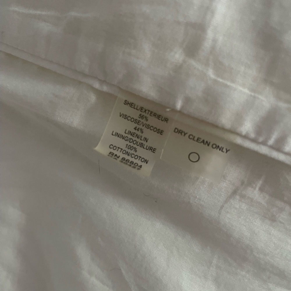 Magaschoni collection ivory overstitched blazer XL - Picture 7 of 15